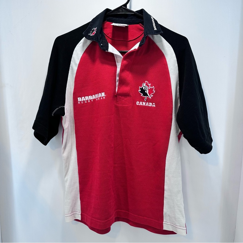 Vintage Barbarian Canada Rugby Jersey Small Men’s MicroSupreme